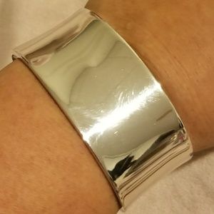 Sterling Silver stamped cuff